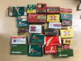 Group of vintage empty ammunition boxes