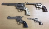 Group of four vintage cap Guns