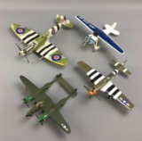 Group of 4 die-cast Fighter Airplanes and more