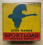 Full box of extra range sport load 12 gauge vintage shotgun shells