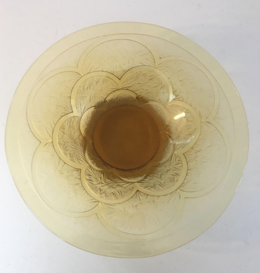 Vintage Amber glass bowl
