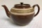 Brown and Gold Sadler Teapot