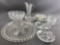 Clear Pressed Glass Lot