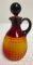 Ruby Amberina Glass Cruet