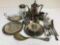 Group of Vintage Silver Plates, Teapot and more