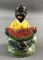 Vintage Black Americana Ceramic figure of boy eating watermelon