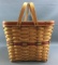 Longaberger 1995 basket with plastic liner