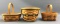Group of 3 Longaberger 1994, 1995 and 1997 Baskets