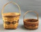 Group of 2 Longaberger 1989 and 1996 baskets
