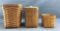 Group of 3 Longaberger 1991,1995 and 1997 Baskets