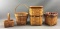 Group of 4 Longaberger 1990, 94, 95 and 1999 baskets