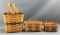 Group of 3 Longaberger 1994 and 1995 baskets