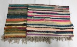 2 rag rugs