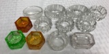Group of Salt Glass Dishes