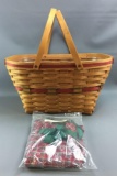 Longaberger 1992 Christmas basket