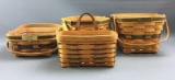 Group of 4 Longaberger 1993,1995, and 1997 baskets