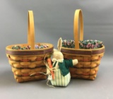 Group of 2 Longaberger 1996 Easter baskets