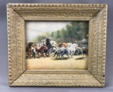 The Horse Fair Framed Print