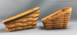 Group of 2 Longaberger 1995 and 1997 baskets