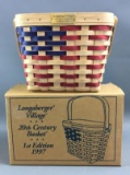 Longaberger Village 1997 new in box 20th Century basket