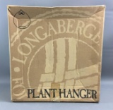Longaberger unopened plant hanger