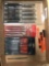Group of utility knife?s needle file sets and punch set