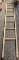 Antique wooden ladder