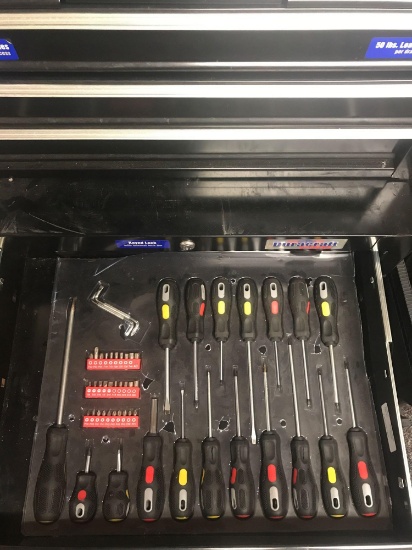 Group of screwdrivers and bits
