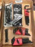 Group of Allen wrenches