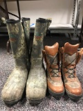 Two pairs of boots