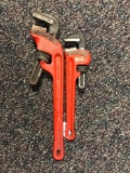 Group of 2 Pipe Wrenches