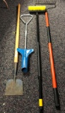 Group of miscellaneous yard tools