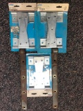 Group of three pairs of t hinges and more