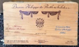 Baron Philippe de Rothschild wooden wine box