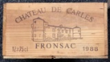 Chateau de Charles Fronsac wooden box
