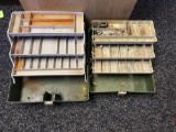 Group of two tackle boxes