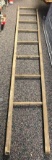 Antique wooden ladder