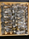 Group of three router bits containers
