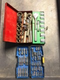 Group of ratchet sets and bit set