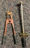 Torque wrench and bolt cutters