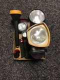 Group of 8 flashlights