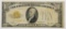 1928 $10 Gold Certificate Note.