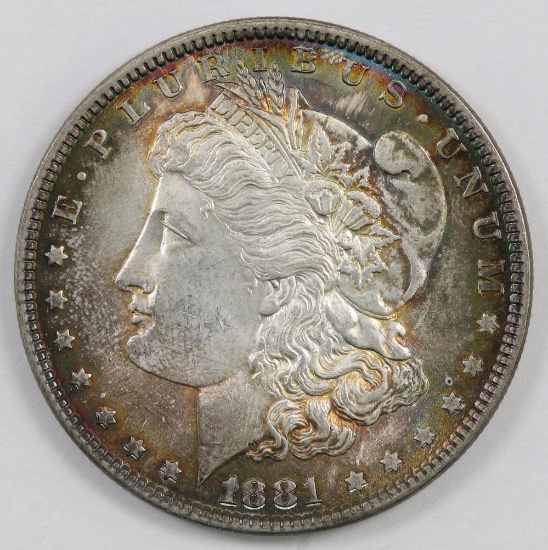 1881 P Morgan Dollar.