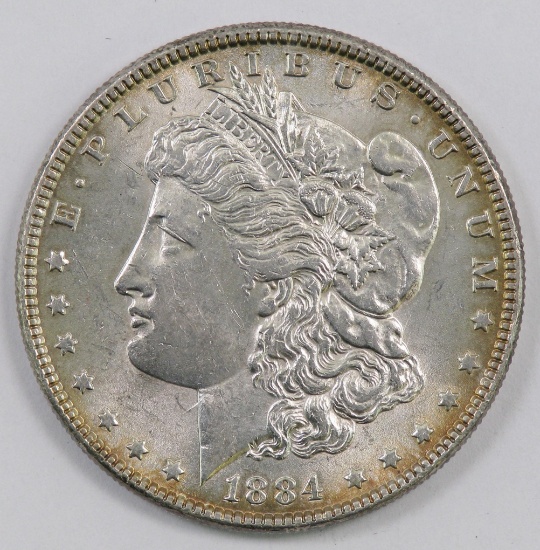 1884 P Morgan Dollar.