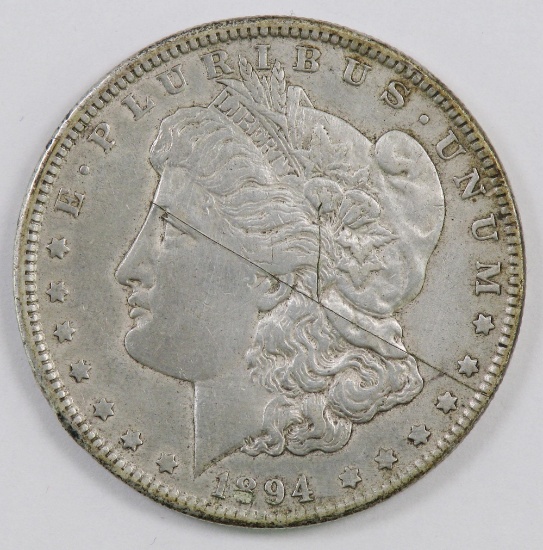 1894 O Morgan Dollar.