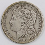 1904 P Morgan Dollar.