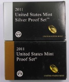 Lot of (2) 2011 U.S. Proof Sets.