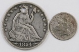 Lot of (2) U.S. Type Coins.