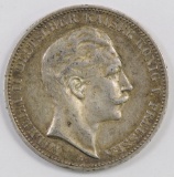 1912-A German States PRUSSIA 3 Mark.