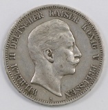 1895-A German States PRUSSIA 5 Mark.